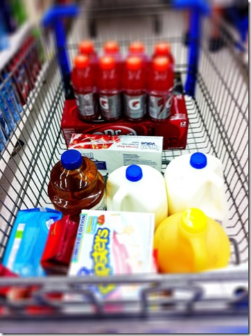 Groceries in Cart
